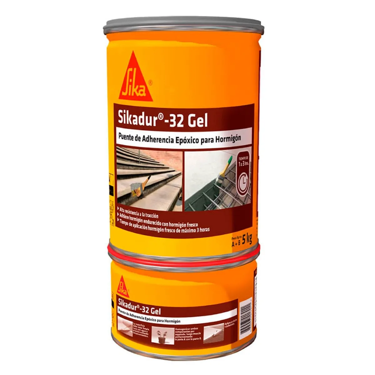 Adhesivo Epóxico Sika Sikadur-32 Gel 5 kg