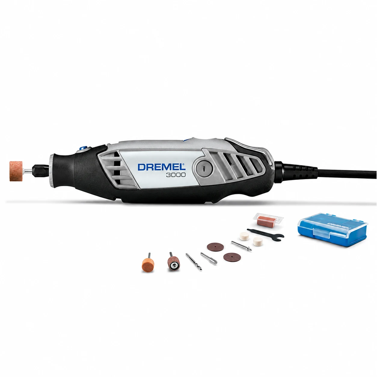 Dremel 3000 Minitorno Multiherramienta Mototool 130 W 220 V con 10 accesorios